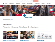 Tablet Screenshot of blaueskreuz-sg-app.ch